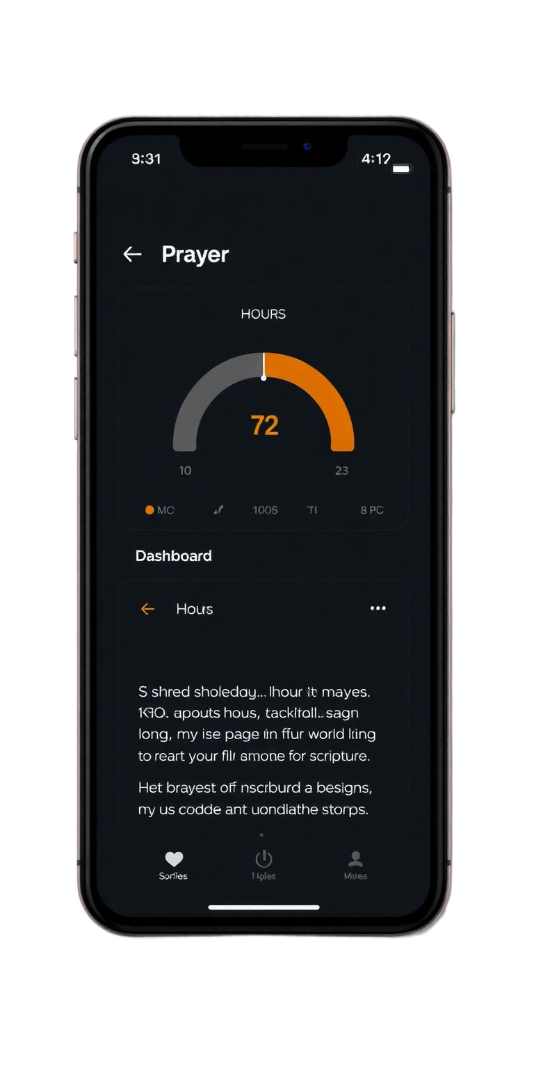 Prayer Watch app — dashboard